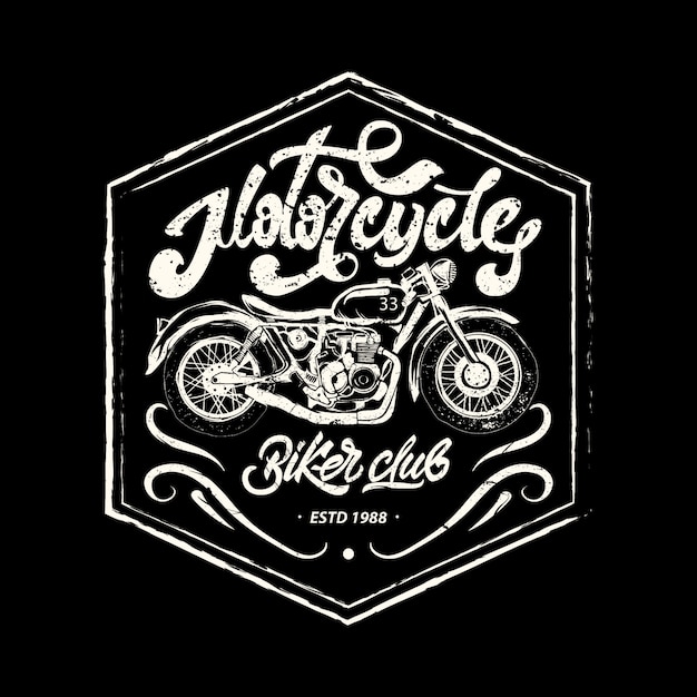 Download Free Motorcycle Print Motorbike Badge Premium Vector Use our free logo maker to create a logo and build your brand. Put your logo on business cards, promotional products, or your website for brand visibility.