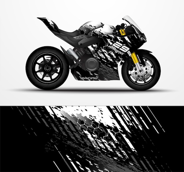 Premium Vector Motorcycle Sportbikes Wrap Decal And Vinyl Sticker Design