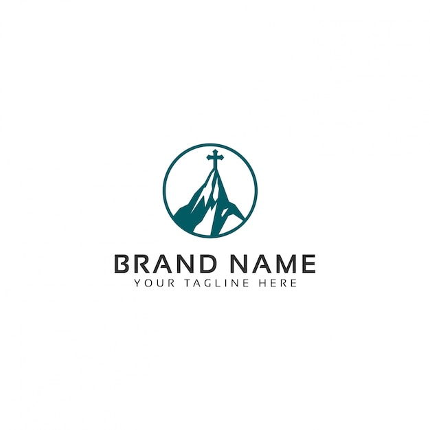 Download Free Mount Church Logo Template Premium Vector Use our free logo maker to create a logo and build your brand. Put your logo on business cards, promotional products, or your website for brand visibility.