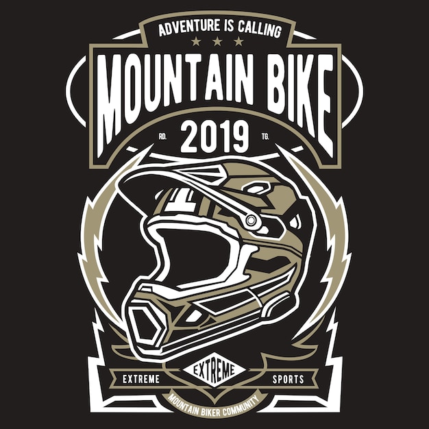Download Free Mountain Bike Helmet Premium Vector Use our free logo maker to create a logo and build your brand. Put your logo on business cards, promotional products, or your website for brand visibility.