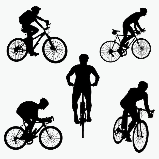 Free Free 98 Silhouette Mountain Bike Svg SVG PNG EPS DXF File