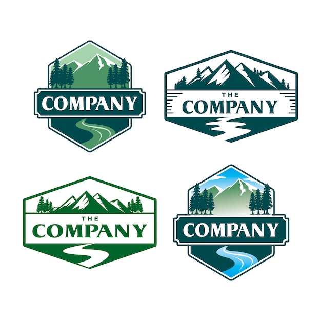 Download Free Mountain And Creek Logo Premium Vector Use our free logo maker to create a logo and build your brand. Put your logo on business cards, promotional products, or your website for brand visibility.