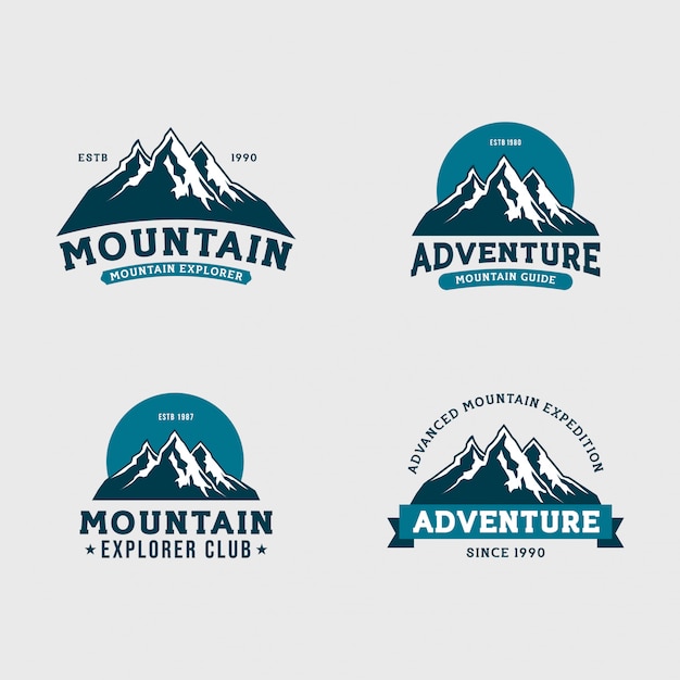 Download Free Mountain Expedition Logo Set Premium Vector Use our free logo maker to create a logo and build your brand. Put your logo on business cards, promotional products, or your website for brand visibility.