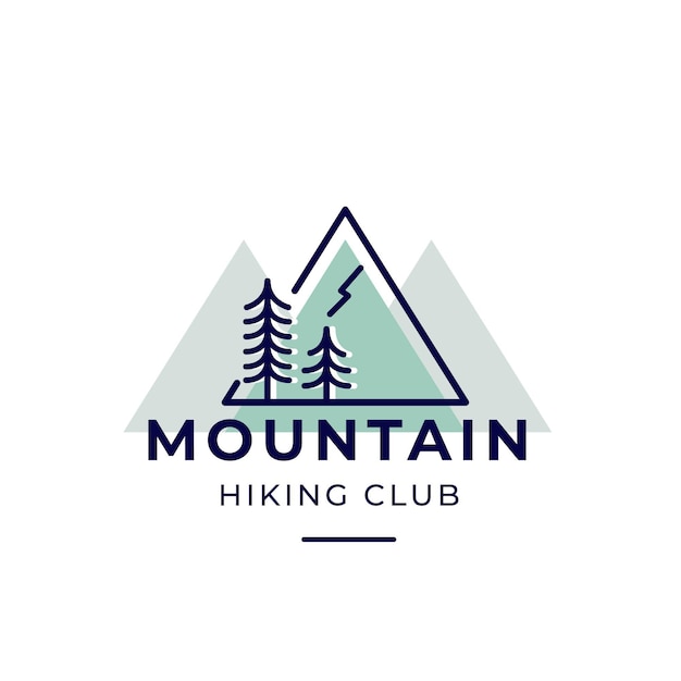 Download Free Mountain Hiking Club Logo Free Vector Use our free logo maker to create a logo and build your brand. Put your logo on business cards, promotional products, or your website for brand visibility.