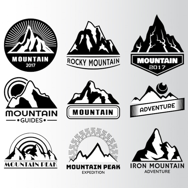 Download Logo Vector Mountain PSD - Free PSD Mockup Templates