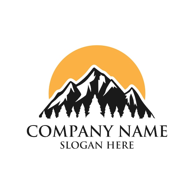 Premium Vector | Mountain logo design template inspiration vector ...