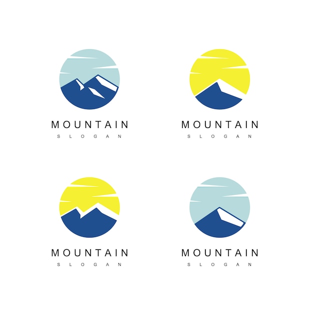 Download Vector Graphic Mountain Logo PSD - Free PSD Mockup Templates