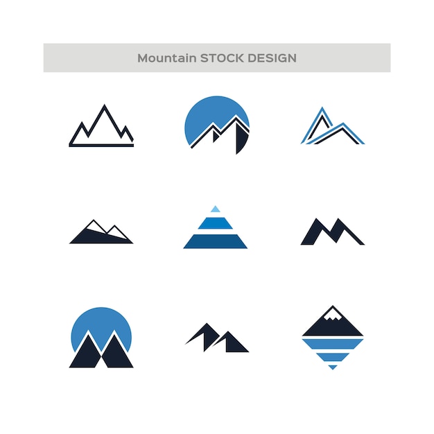 Download Free Mountain Logos Set Premium Vector Use our free logo maker to create a logo and build your brand. Put your logo on business cards, promotional products, or your website for brand visibility.