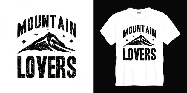 Download Free Mountain Lovers Typography T Shirt Design Premium Vector Use our free logo maker to create a logo and build your brand. Put your logo on business cards, promotional products, or your website for brand visibility.