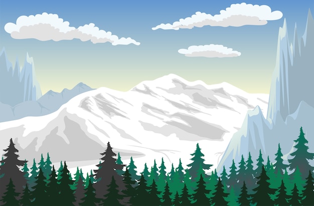 Free Free 105 Mountain Scene Svg SVG PNG EPS DXF File