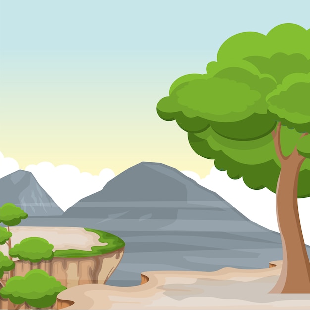 Free Free 100 Mountain Tree Svg SVG PNG EPS DXF File