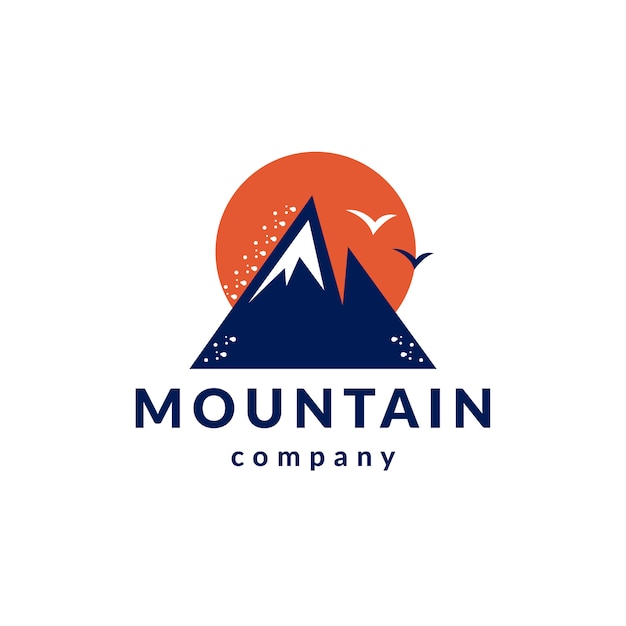 Download Free Mountains Birds Clean Style Logo Design Premium Vector Use our free logo maker to create a logo and build your brand. Put your logo on business cards, promotional products, or your website for brand visibility.