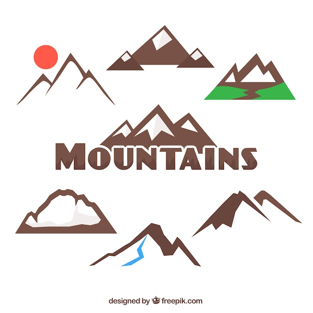 free vector clipart mountain - photo #30