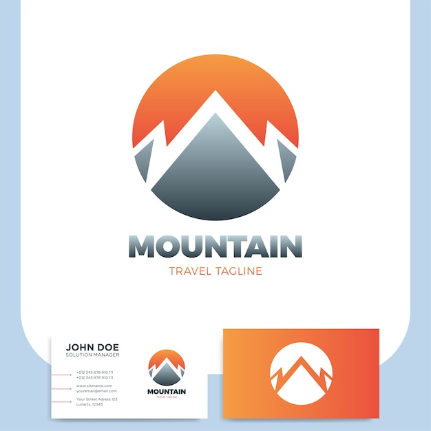 Download Free Mountains Logo Template Outdoor Adventure Creative Badge Sign Use our free logo maker to create a logo and build your brand. Put your logo on business cards, promotional products, or your website for brand visibility.