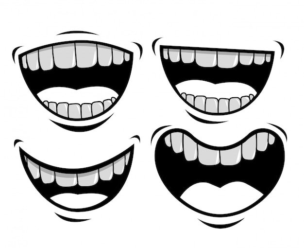 Mouth design Vector Premium Download