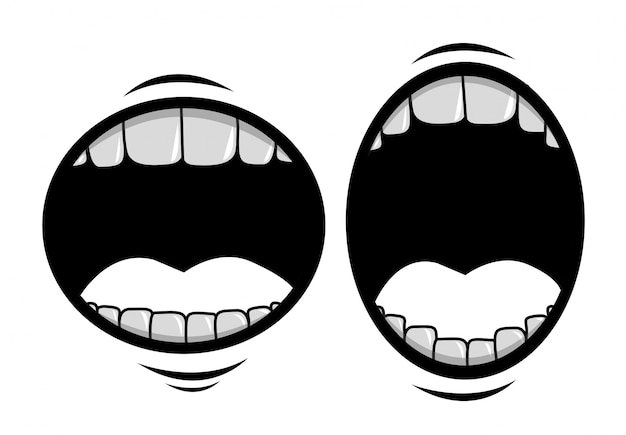 Mouth design | Premium Vector