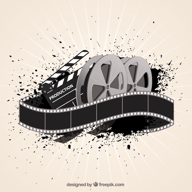 Film Vectors Photos Psd Files Free Download Movie Background Abstract