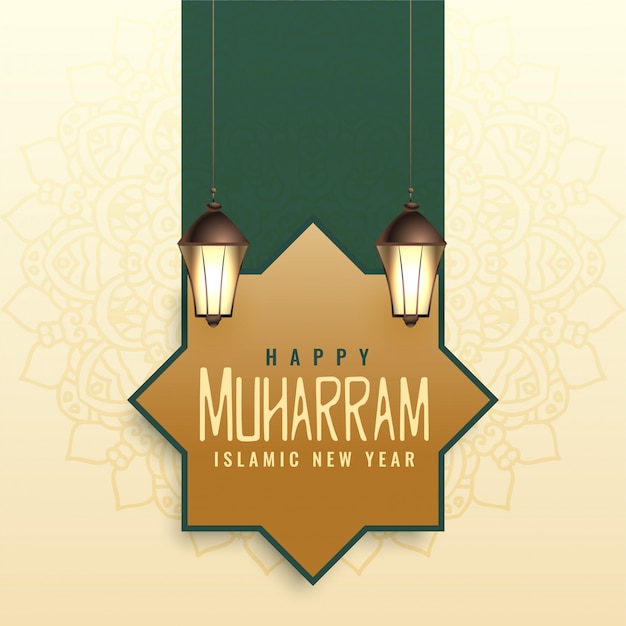 Muharram day design for islamic new year
