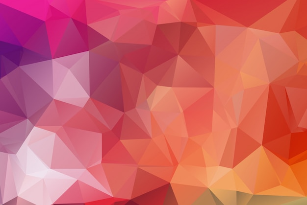 Premium Vector | Multi red polygonal mosaic background.