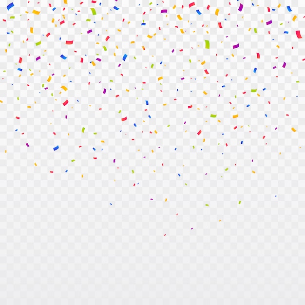 Premium Vector | Multicolor confetti burst background