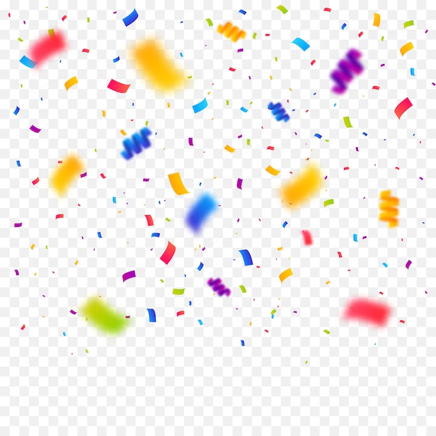 Multicolor confetti burst background | Premium Vector