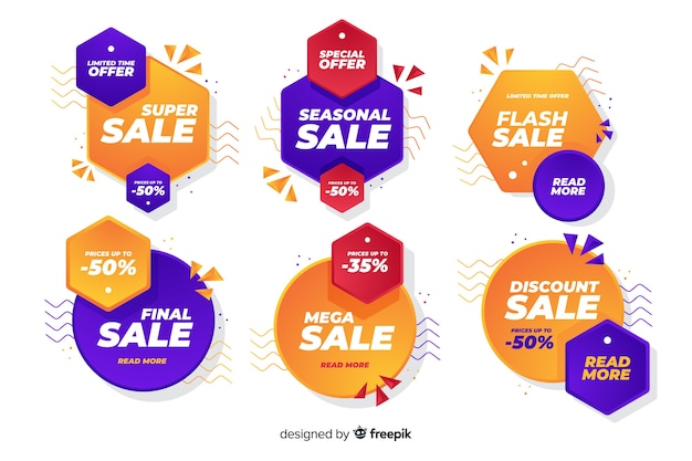 Multiple discounts with different offers Vector | Free Download