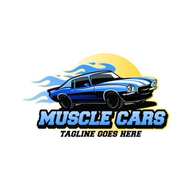 Premium Vector | Muscle cars logo design inspiration