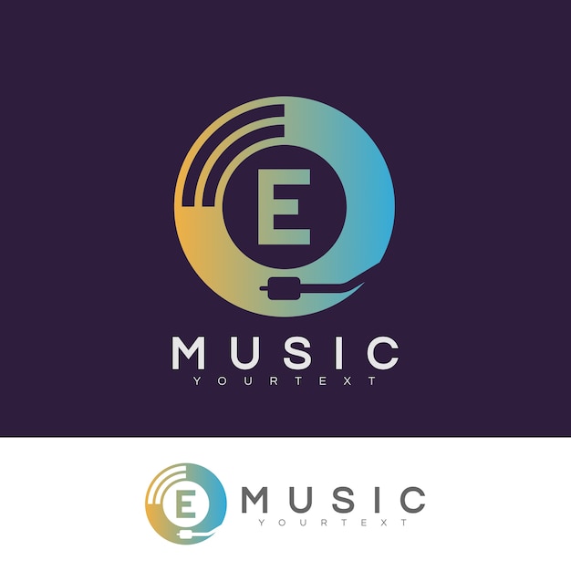Download Free Music Initial Letter E Logo Design Premium Vector Use our free logo maker to create a logo and build your brand. Put your logo on business cards, promotional products, or your website for brand visibility.