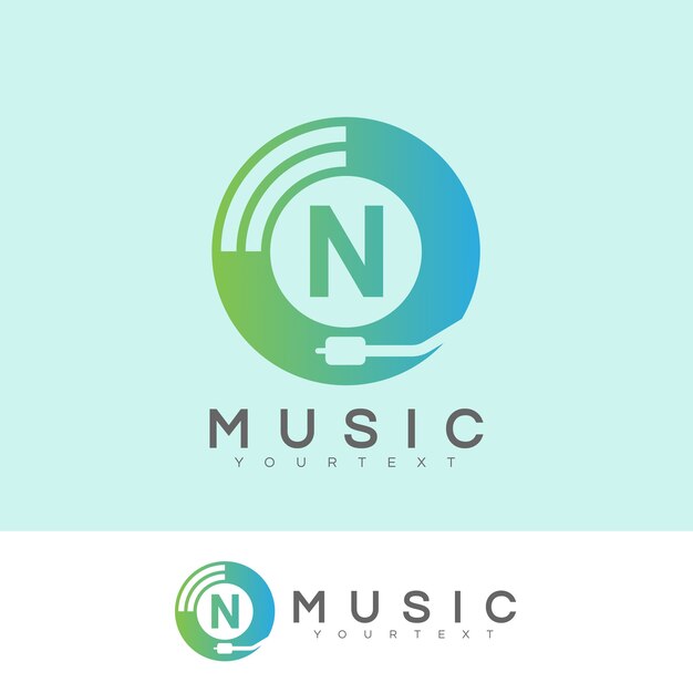 Download Free Music Initial Letter N Logo Design Premium Vector Use our free logo maker to create a logo and build your brand. Put your logo on business cards, promotional products, or your website for brand visibility.