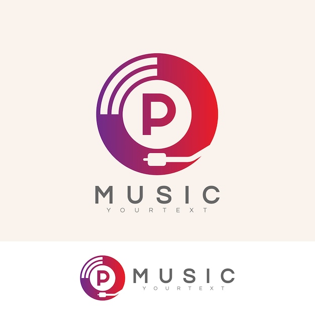 Download Free Music Initial Letter P Logo Design Premium Vector Use our free logo maker to create a logo and build your brand. Put your logo on business cards, promotional products, or your website for brand visibility.