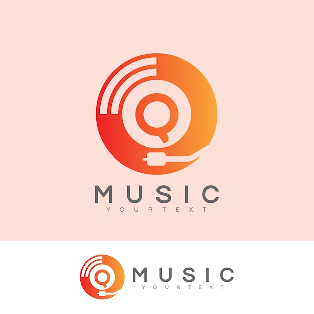 Download Free Music Initial Letter Q Logo Design Premium Vector Use our free logo maker to create a logo and build your brand. Put your logo on business cards, promotional products, or your website for brand visibility.