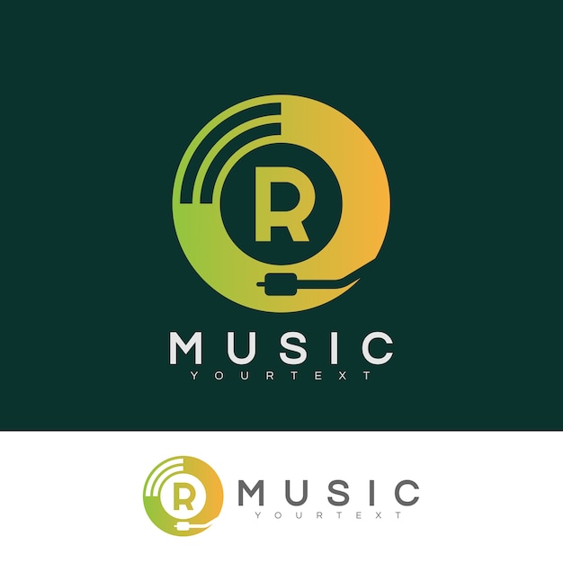 Download Free Music Initial Letter R Logo Design Premium Vector Use our free logo maker to create a logo and build your brand. Put your logo on business cards, promotional products, or your website for brand visibility.