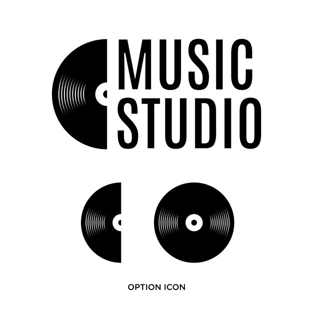 Download Free Music Logo With Disk Element Design Concept Inspiration Premium Use our free logo maker to create a logo and build your brand. Put your logo on business cards, promotional products, or your website for brand visibility.