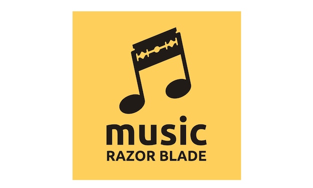 Download Free Music Notes And Razor Blade Logo Design Inspiration Premium Vector Use our free logo maker to create a logo and build your brand. Put your logo on business cards, promotional products, or your website for brand visibility.