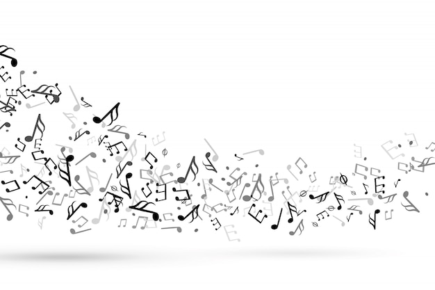 wave of music note c
