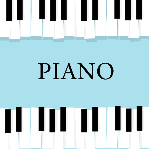 Premium Vector | Music piano keyboard