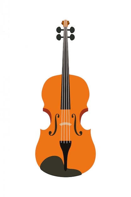 Download Musical instrument violin icon Vector | Premium Download