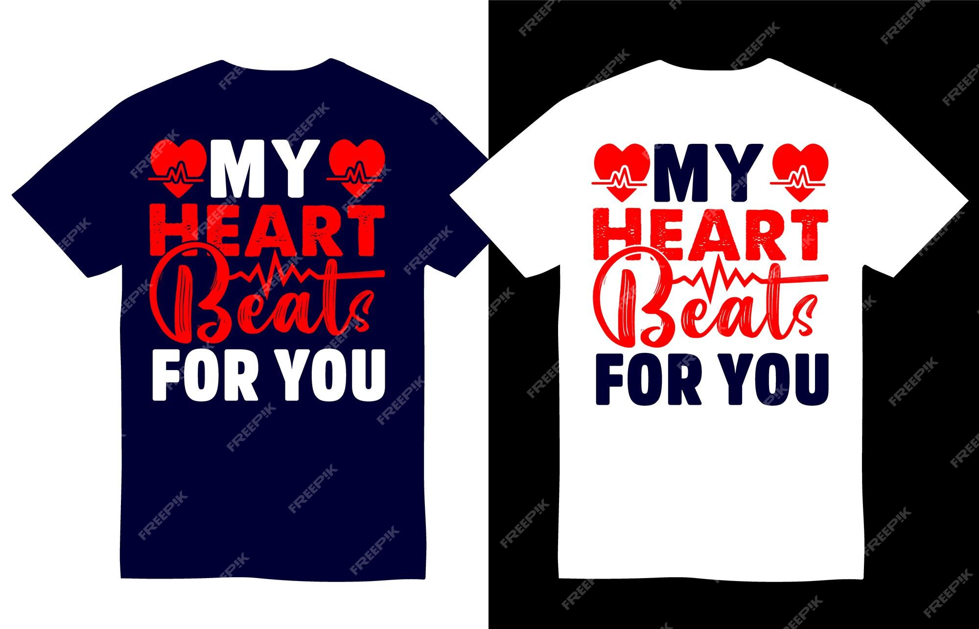 premium-vector-my-heart-beat-for-you-valentine-tee-shirt-design