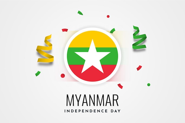 Premium Vector Myanmar Independence Day Celebration Illustration   Myanmar Independence Day Celebration Illustration Template Design 179567 383 