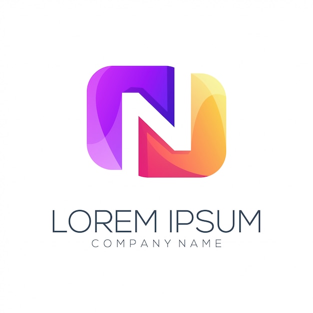 Download Free N Letter Logo Abstract Premium Vector Use our free logo maker to create a logo and build your brand. Put your logo on business cards, promotional products, or your website for brand visibility.
