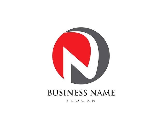 Premium Vector | N letter logo business