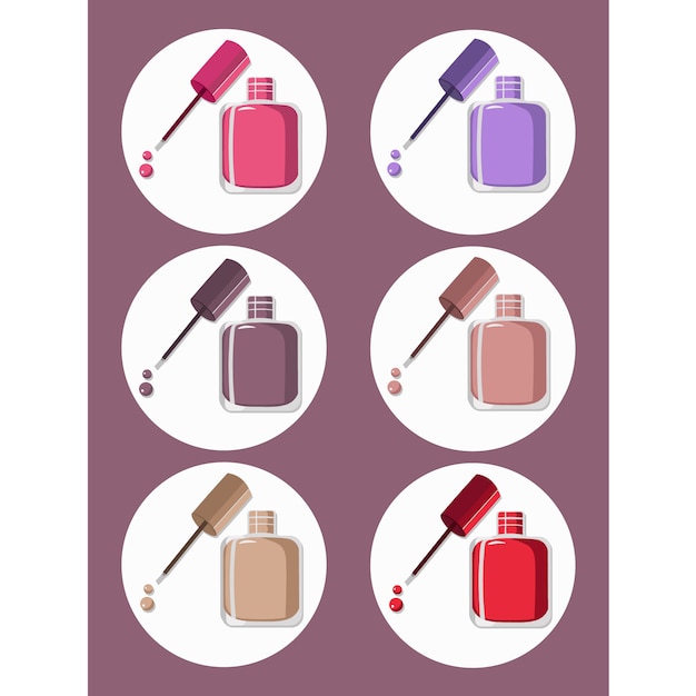 Download Free Nail Polish Collection Free Vector Use our free logo maker to create a logo and build your brand. Put your logo on business cards, promotional products, or your website for brand visibility.