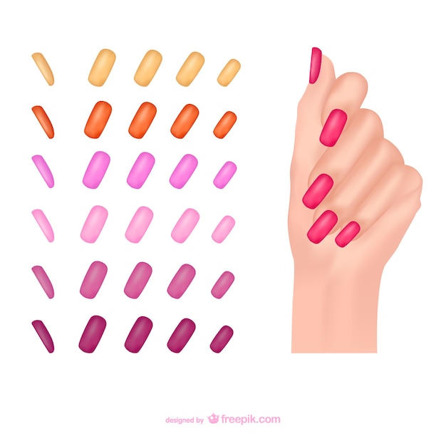 Download Free Nail Polish Colors Free Vector Use our free logo maker to create a logo and build your brand. Put your logo on business cards, promotional products, or your website for brand visibility.