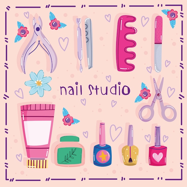  Nail studio accessories