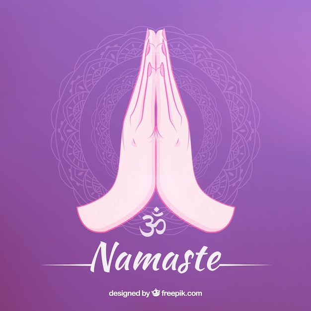 Namaste Gesture With Lovely Style 23 2147692695 