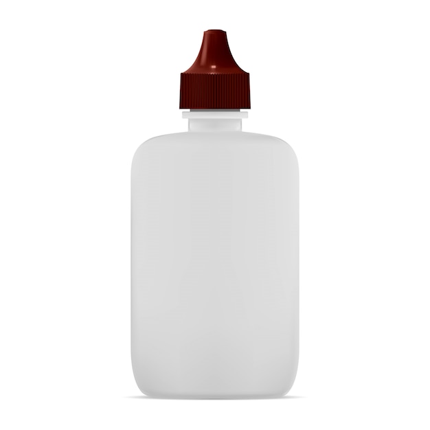 Download Nasal dropper bottle. eye drop container mockup | Premium Vector