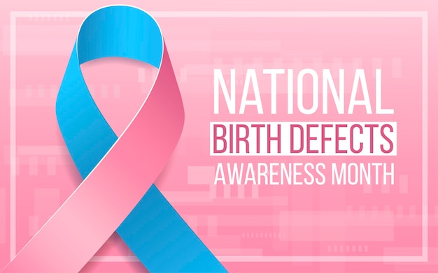 Premium Vector | National birth defects awareness month concept. banner ...