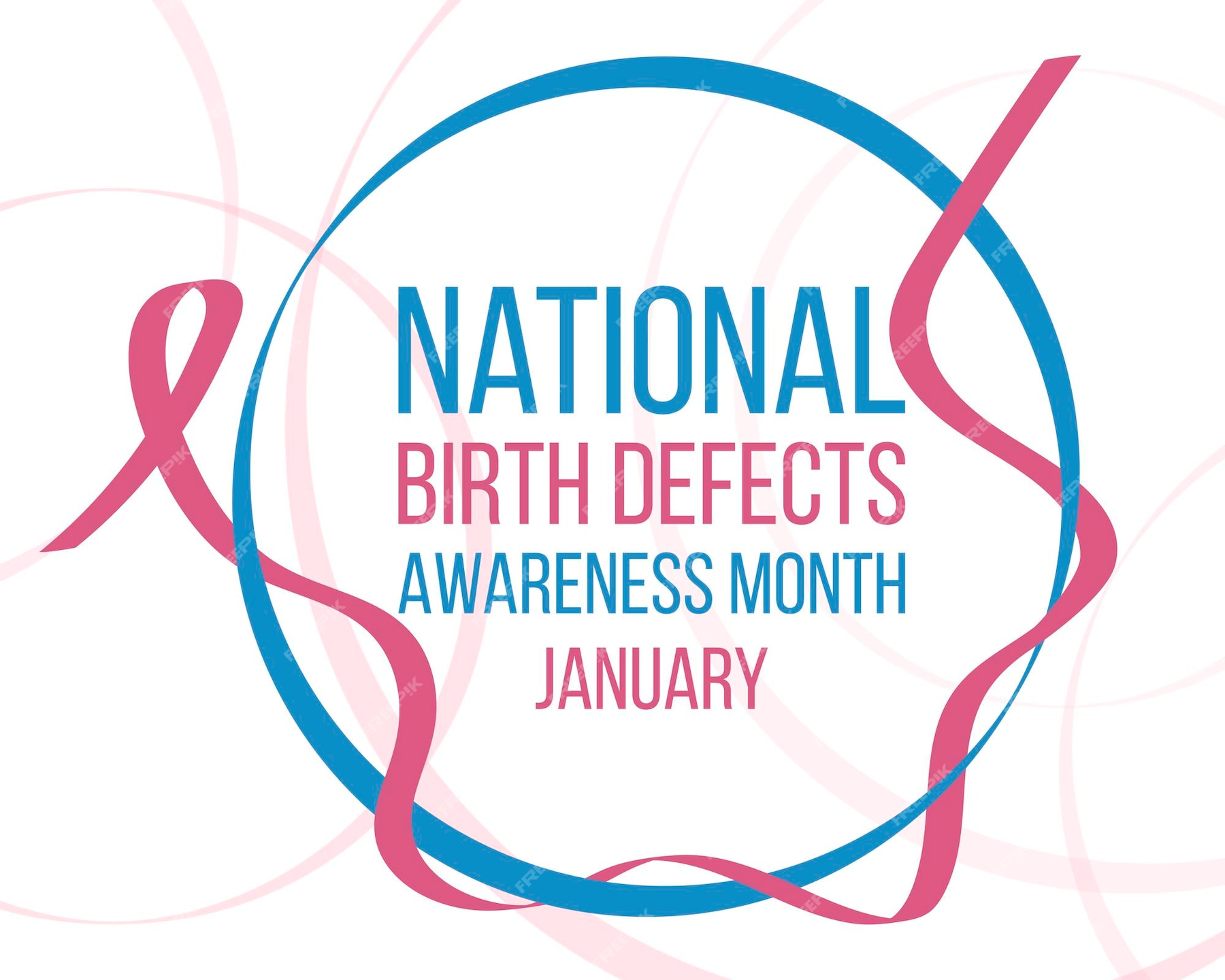 Premium Vector National birth defects awareness month concept. banner
