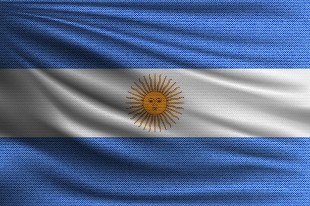 Download The national flag of argentina. | Premium Vector