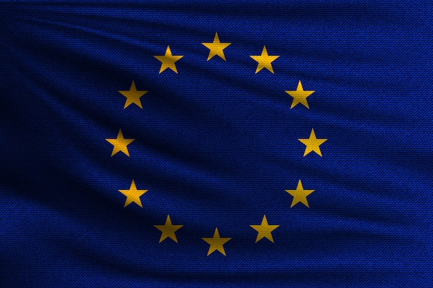 The national flag of european union. | Premium Vector